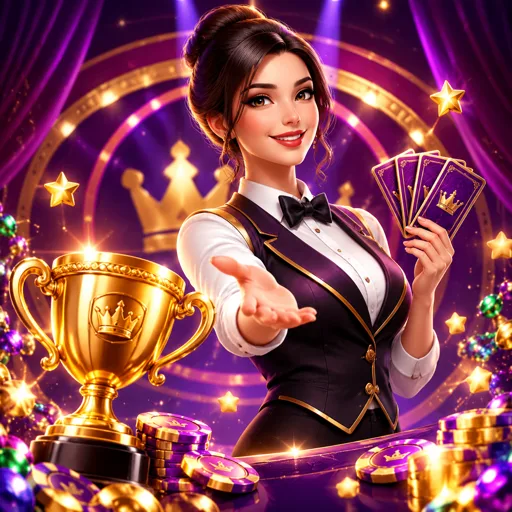Game show de cassino ao vivo com roda gigante iluminada
