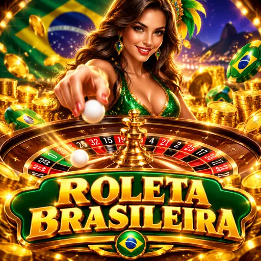Roleta brasileira com crupiê em estúdio