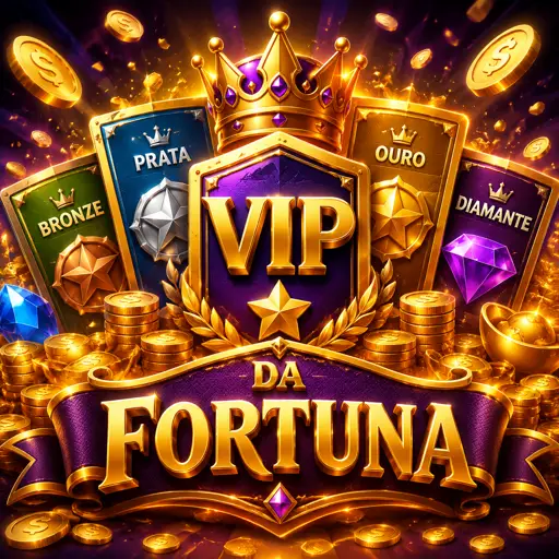 Escada de quatro níveis do clube VIP do T46 Cassino, de Bronze a Diamante, com benefícios crescentes